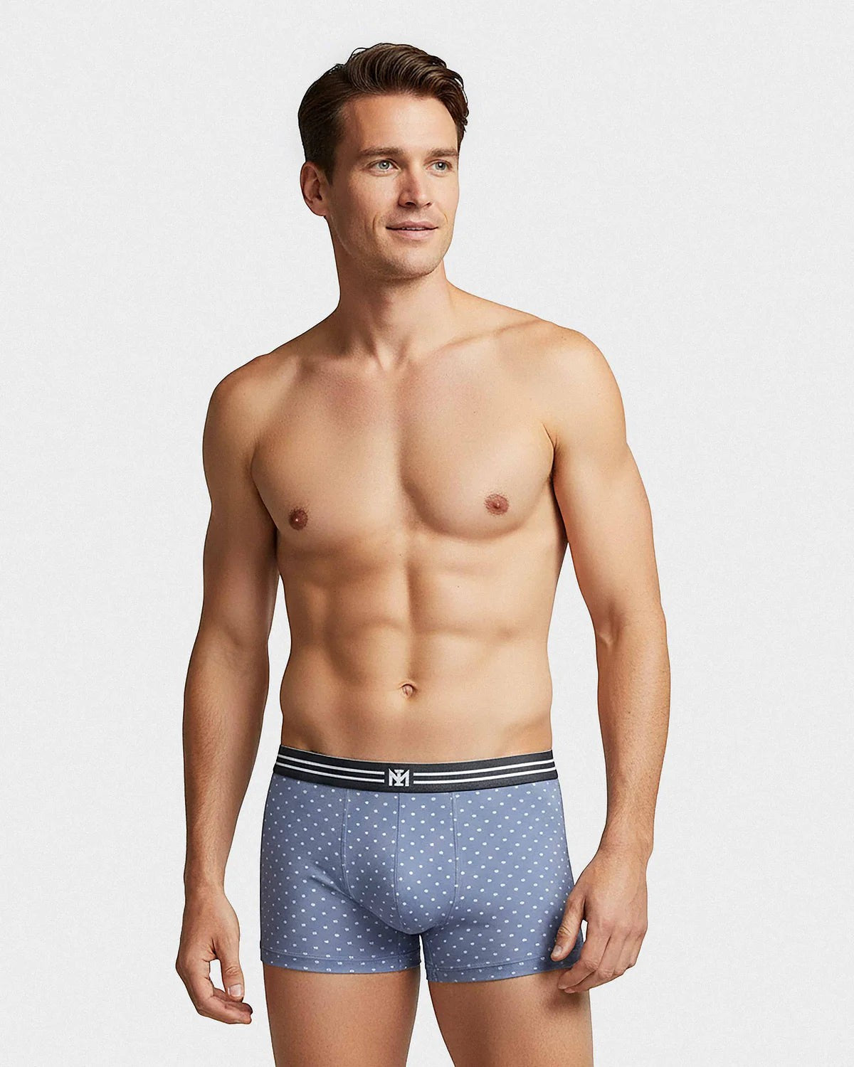 Cotton Boxers 3-Pack - Blue Navy | Maison Sarava Canada