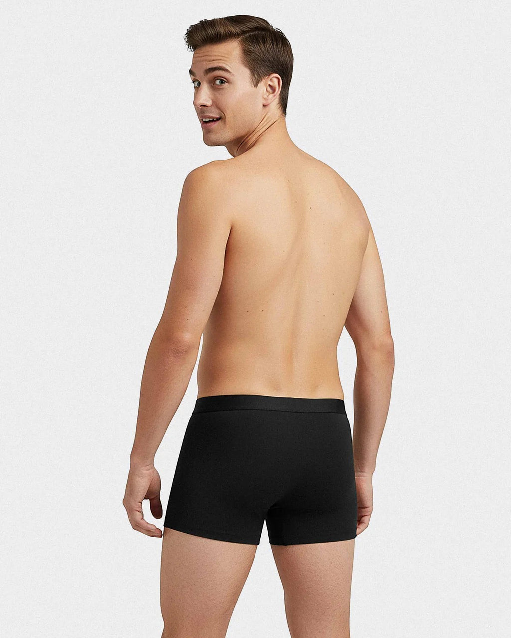 Pack of 2 Men's Boxers In Lyocell Navy | Maison Sarava Canada