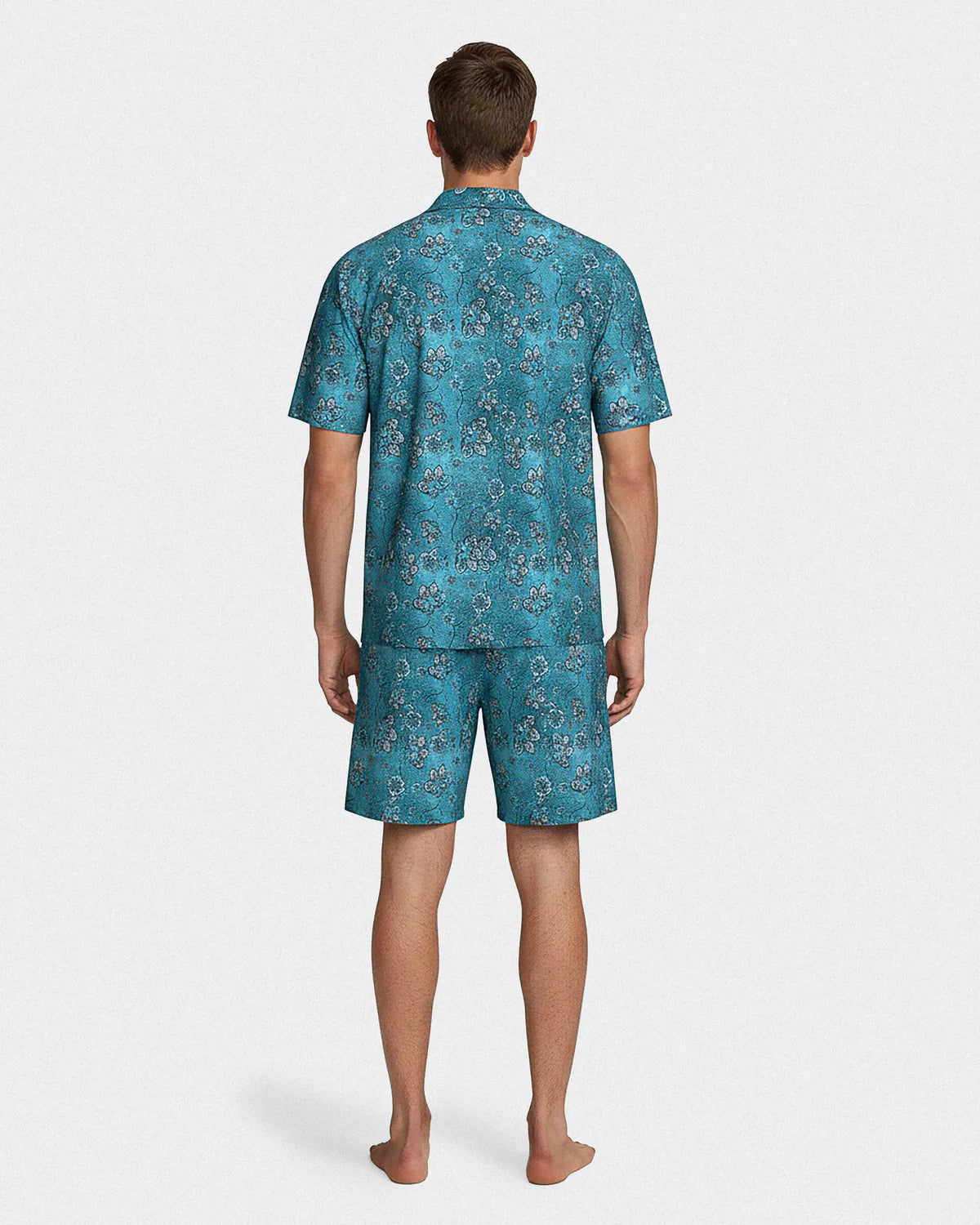 Men's Lyocell Short Loungewear Set with Buttons — Impetus, Made in Portugal | Maison Sarava