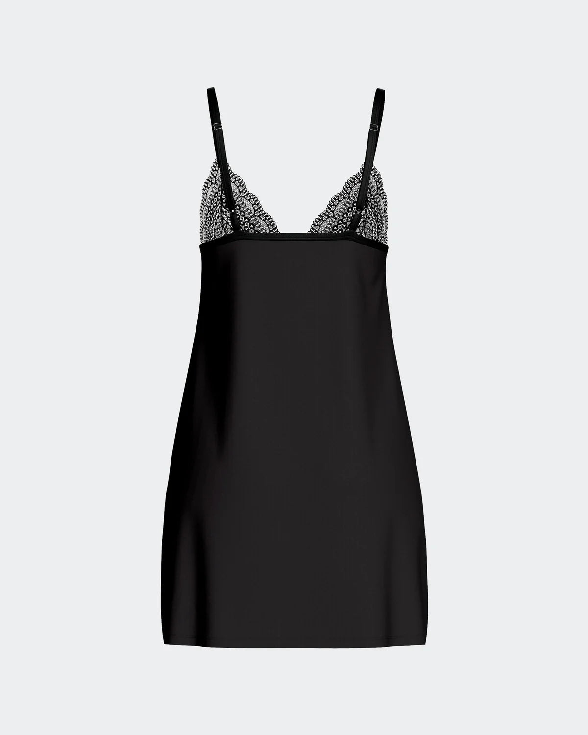 Women's Lyocell Strap Nightdress with Lace — Impetus, Made in Portugal | Maison Sarava