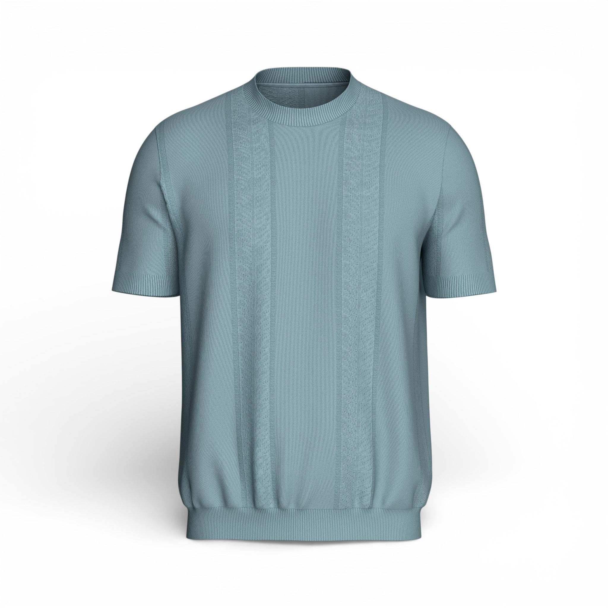 Men's Short-Sleeved Lyocell Cotton T-Shirt — Impetus, Made in Portugal | Maison Sarava