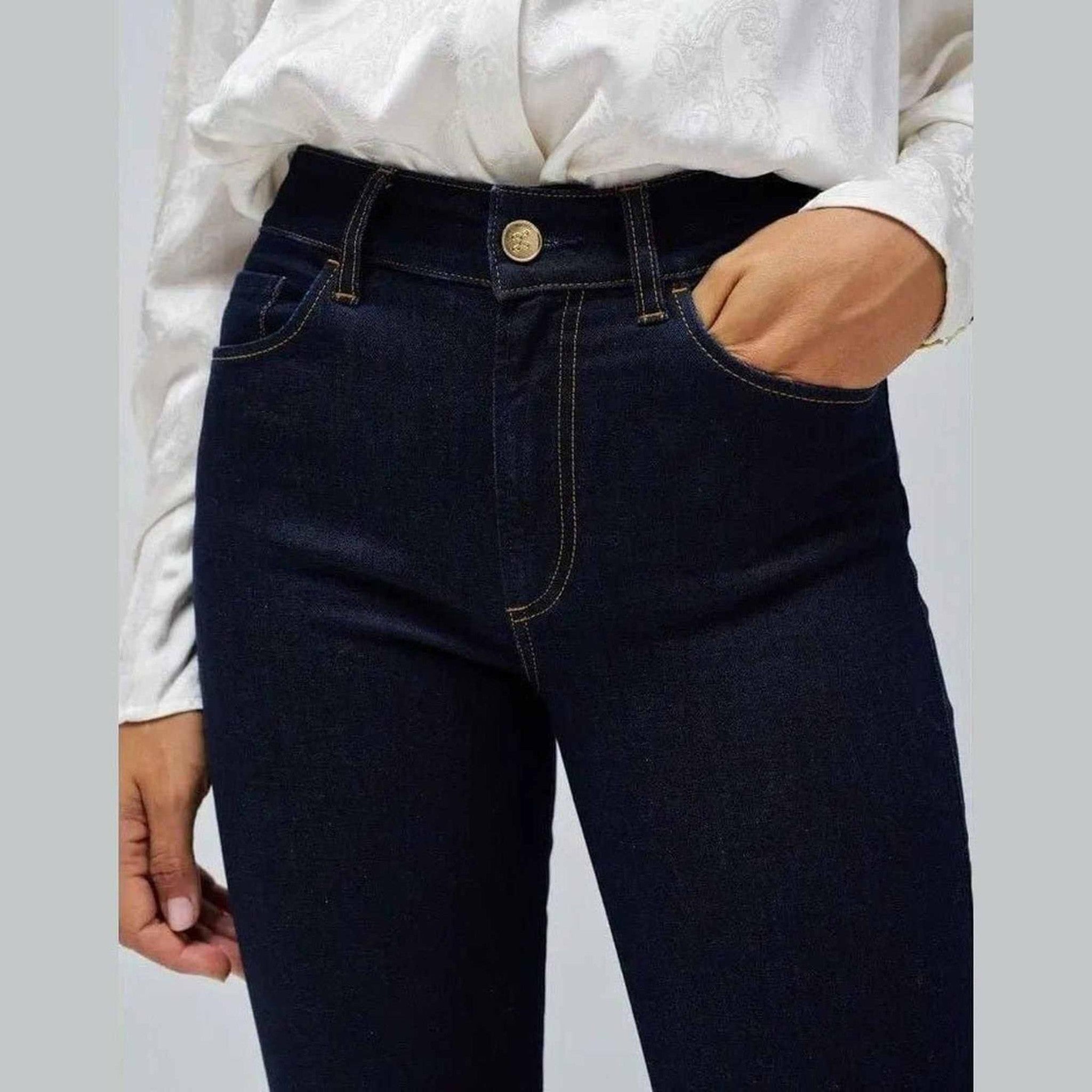 Women's Flare Jeans in Blue — Salsa Jeans, Made in Portugal | Maison Sarava Canada