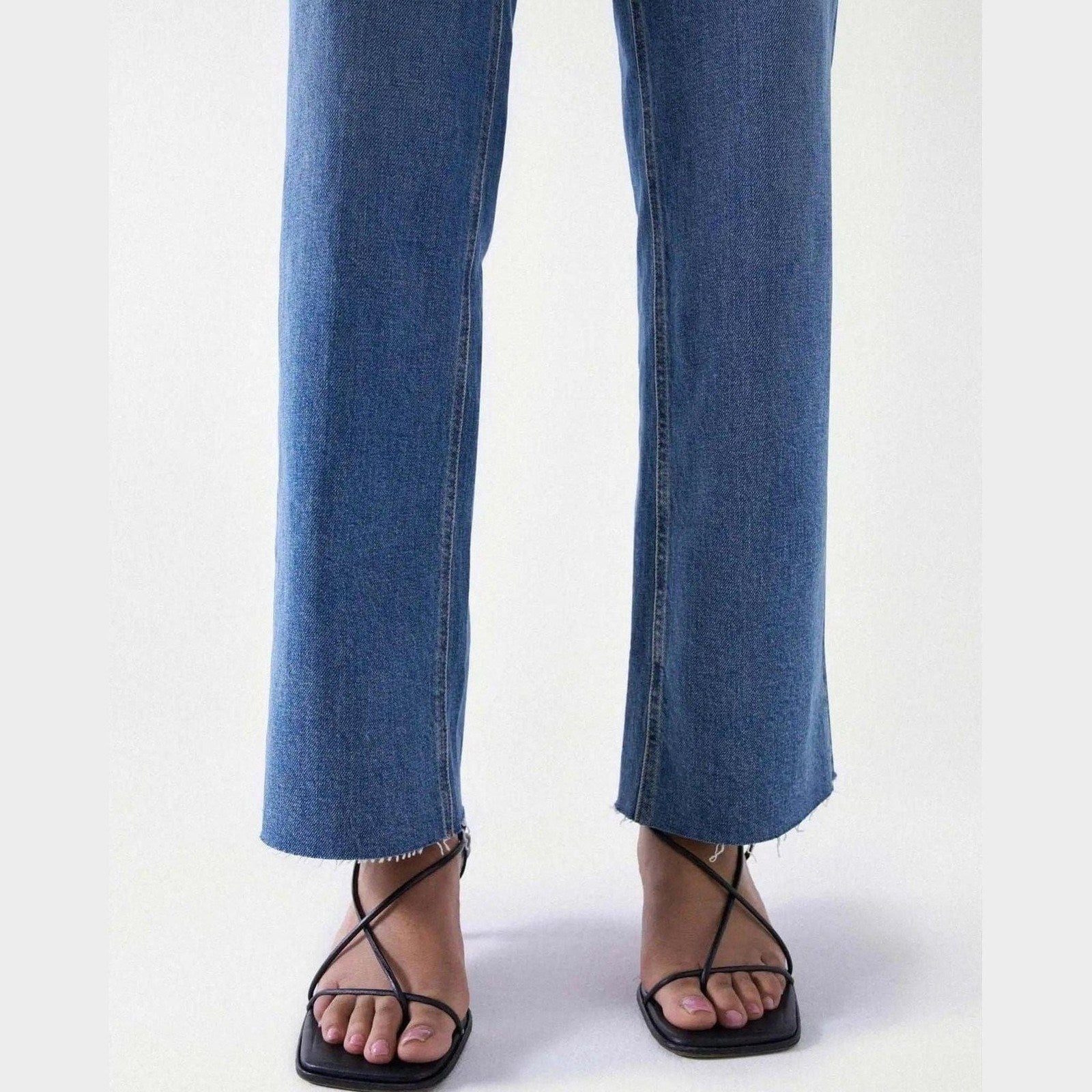 Women's Straight-Leg Jeans in Blue — Salsa Jeans, Made in Portugal | Maison Sarava Canada