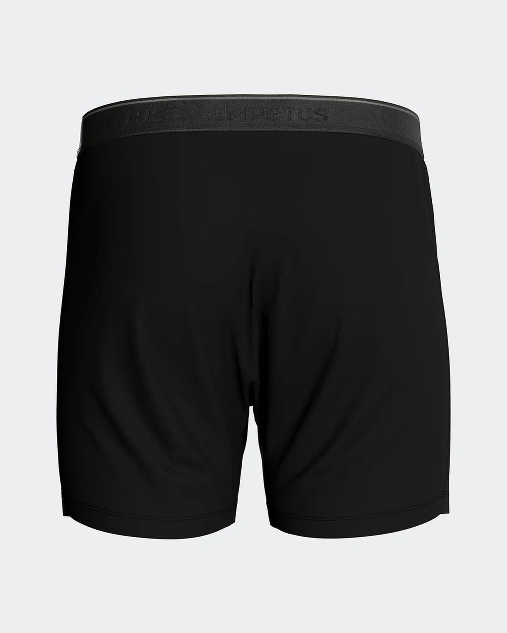 Maison Sarava black classic boxer briefs made from soft, breathable fabric with a branded elastic waistband.