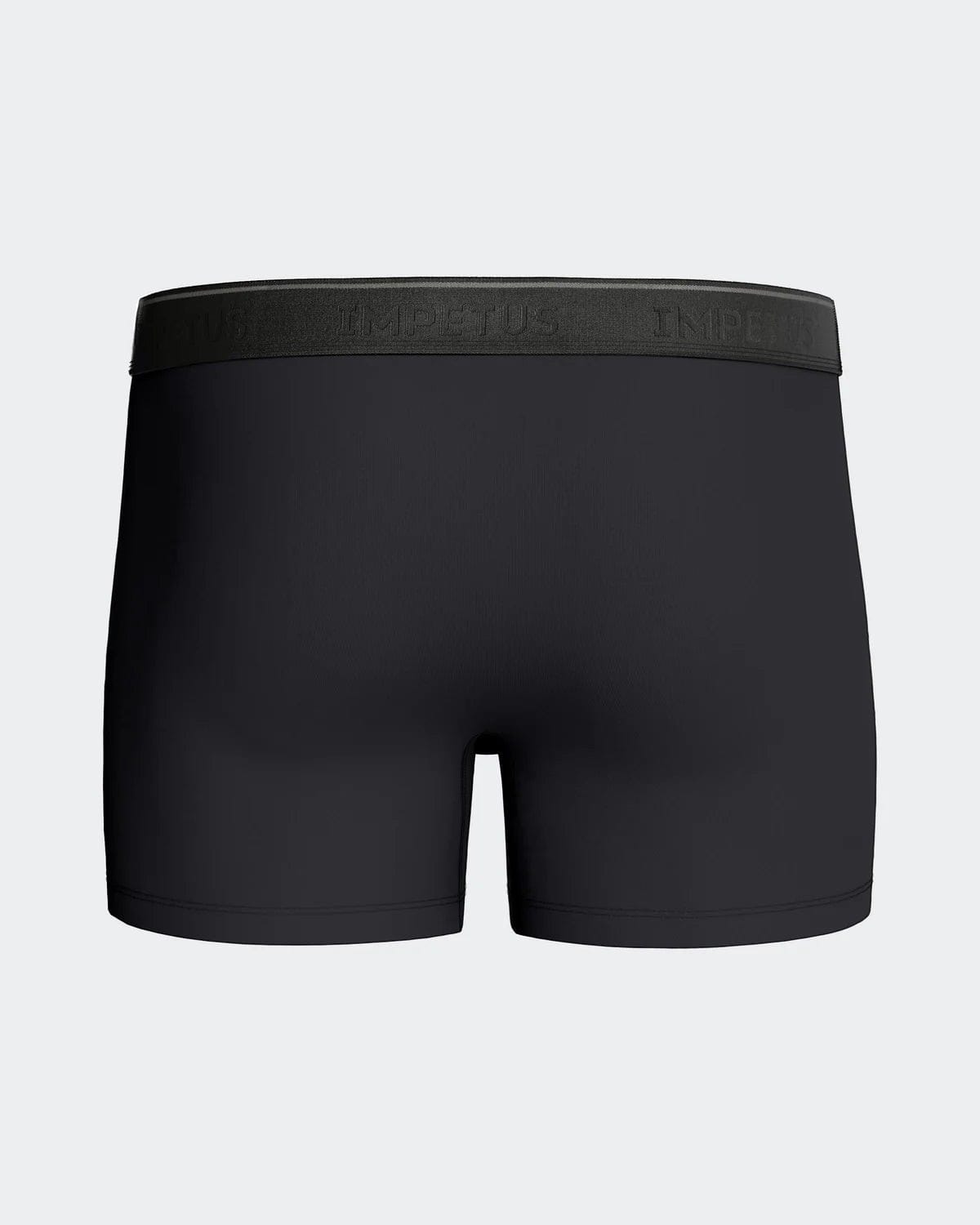 Maison Sarava black cotton blend boxer briefs with a comfortable elastic waistband and classic cut for everyday wear.