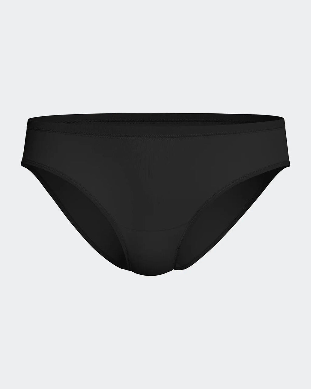 Maison Sarava black regular-waist period brief underwear for light flow, comfortable and thin for daily use.