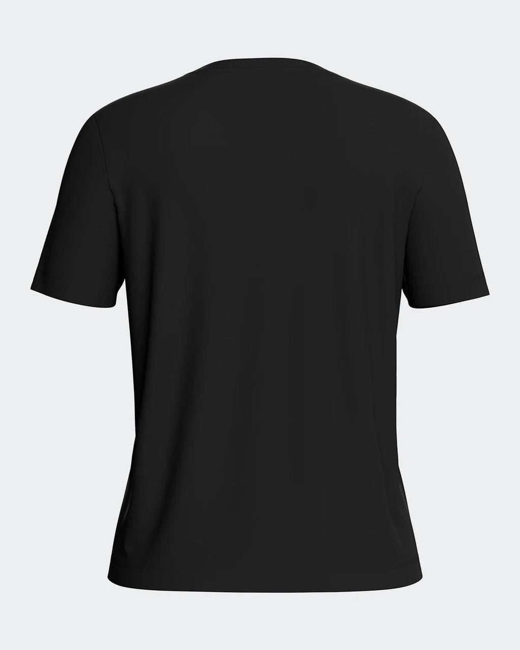 Maison Sarava women's black V-neck T-shirt made from TENCEL Lyocell, a soft and breathable sustainable fabric.