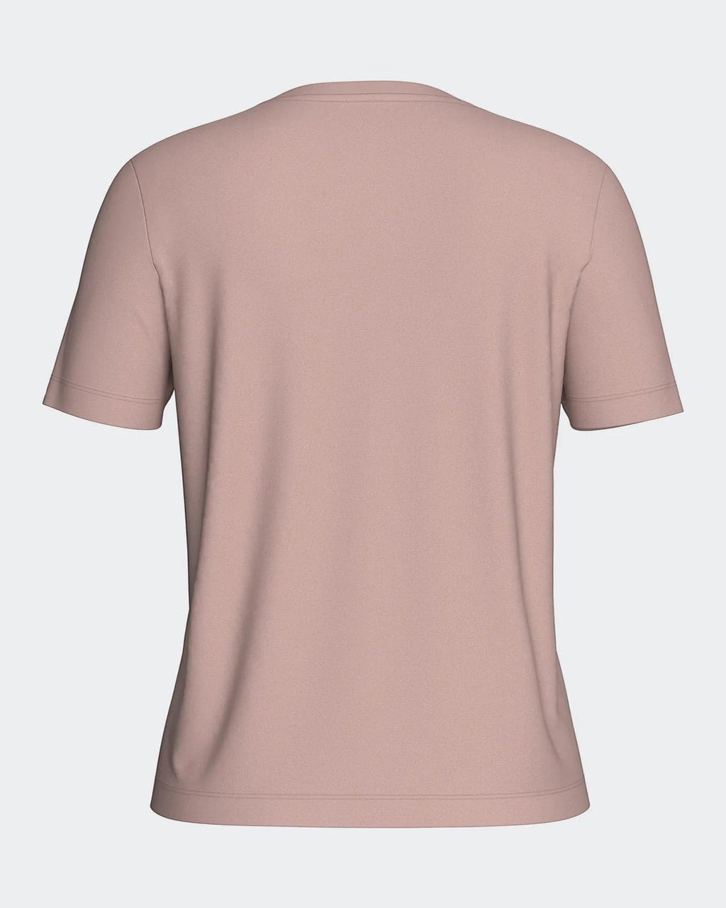 Maison Sarava women's dusty rose V-neck t-shirt made from TENCEL Lyocell, short sleeves, breathable and soft.