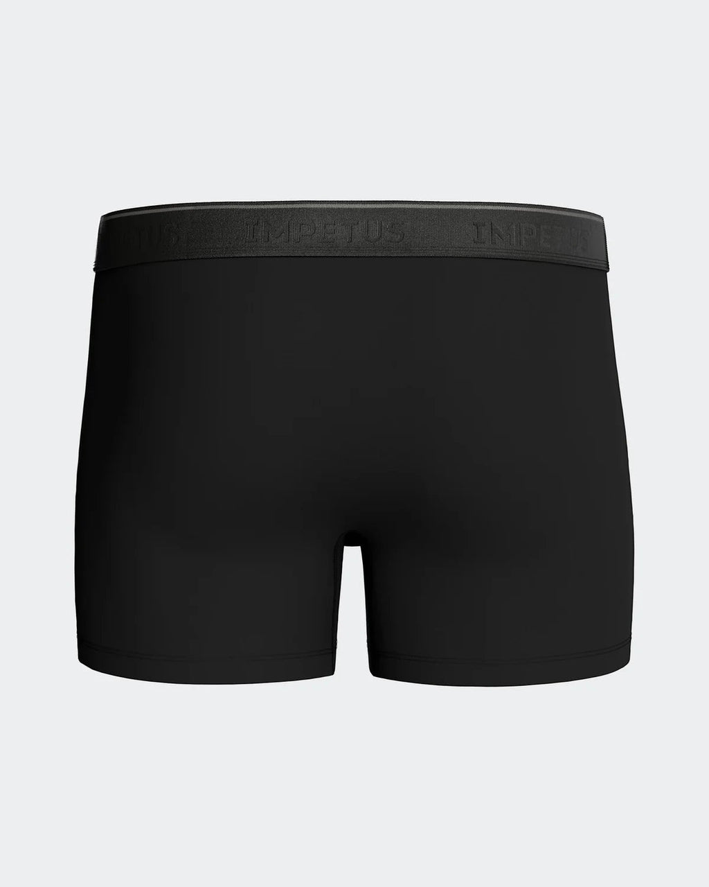 Maison Sarava black cotton blend boxer briefs with a subtle branded elastic waistband.