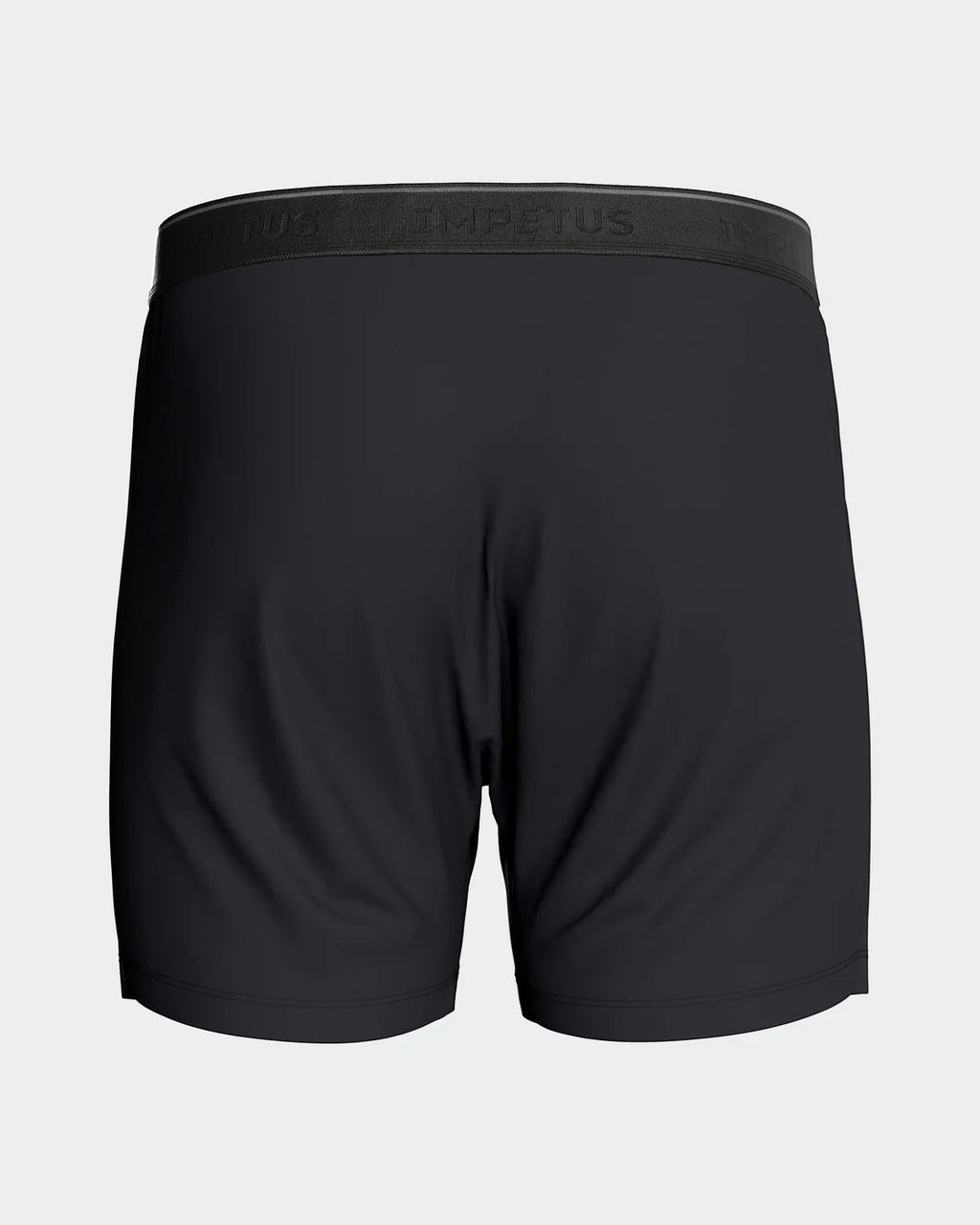 Maison Sarava black classic boxer briefs with a comfortable elastic waistband and subtle branding.