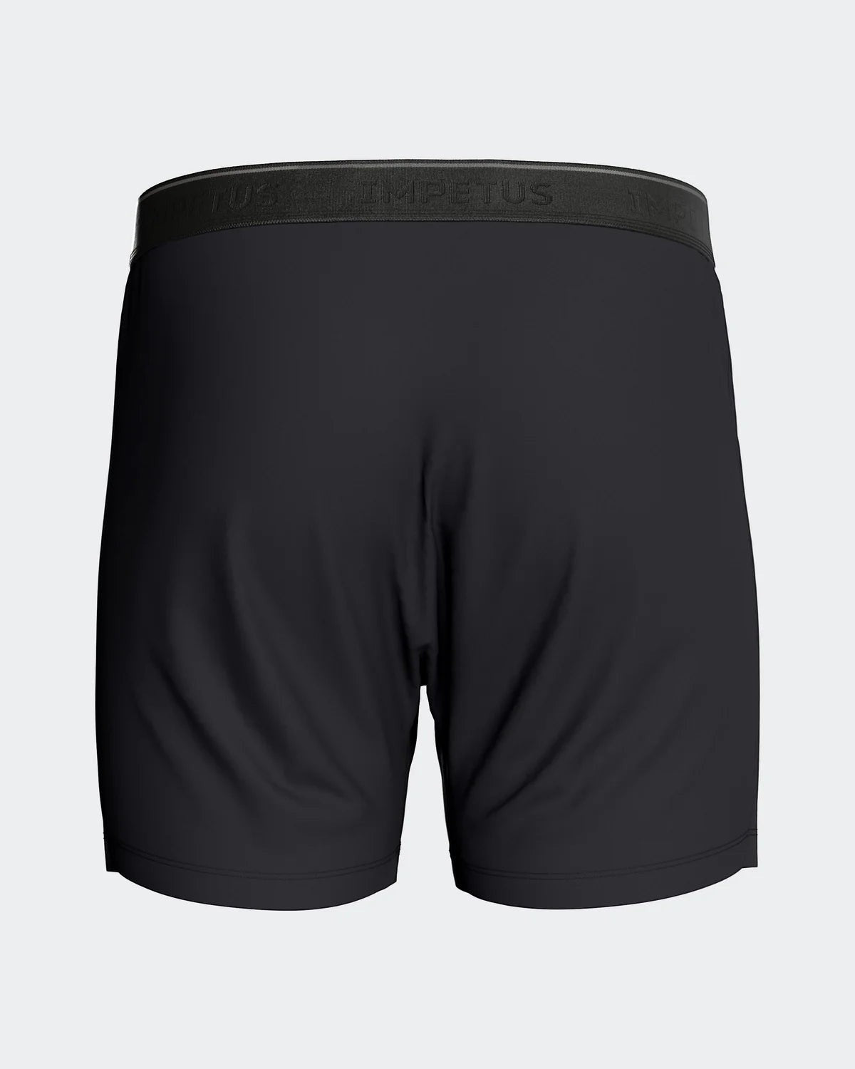 Maison Sarava black classic boxer briefs with a comfortable elastic waistband and subtle branding.