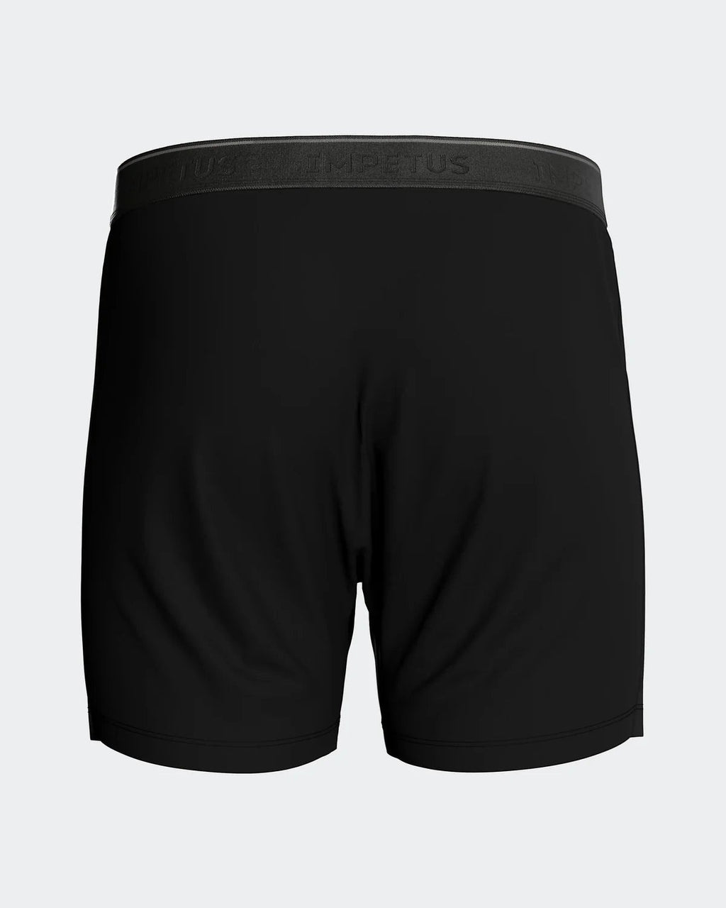 Maison Sarava black classic boxer briefs made from soft, breathable fabric with a branded elastic waistband.
