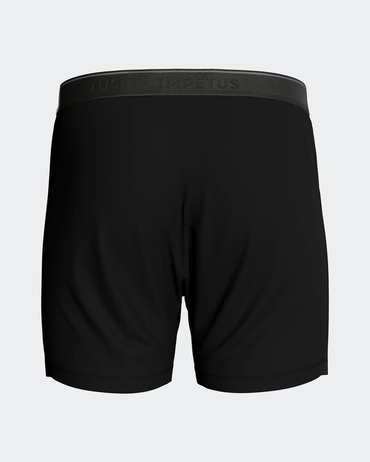 Maison Sarava black classic boxer briefs made from soft, breathable fabric with a branded elastic waistband.