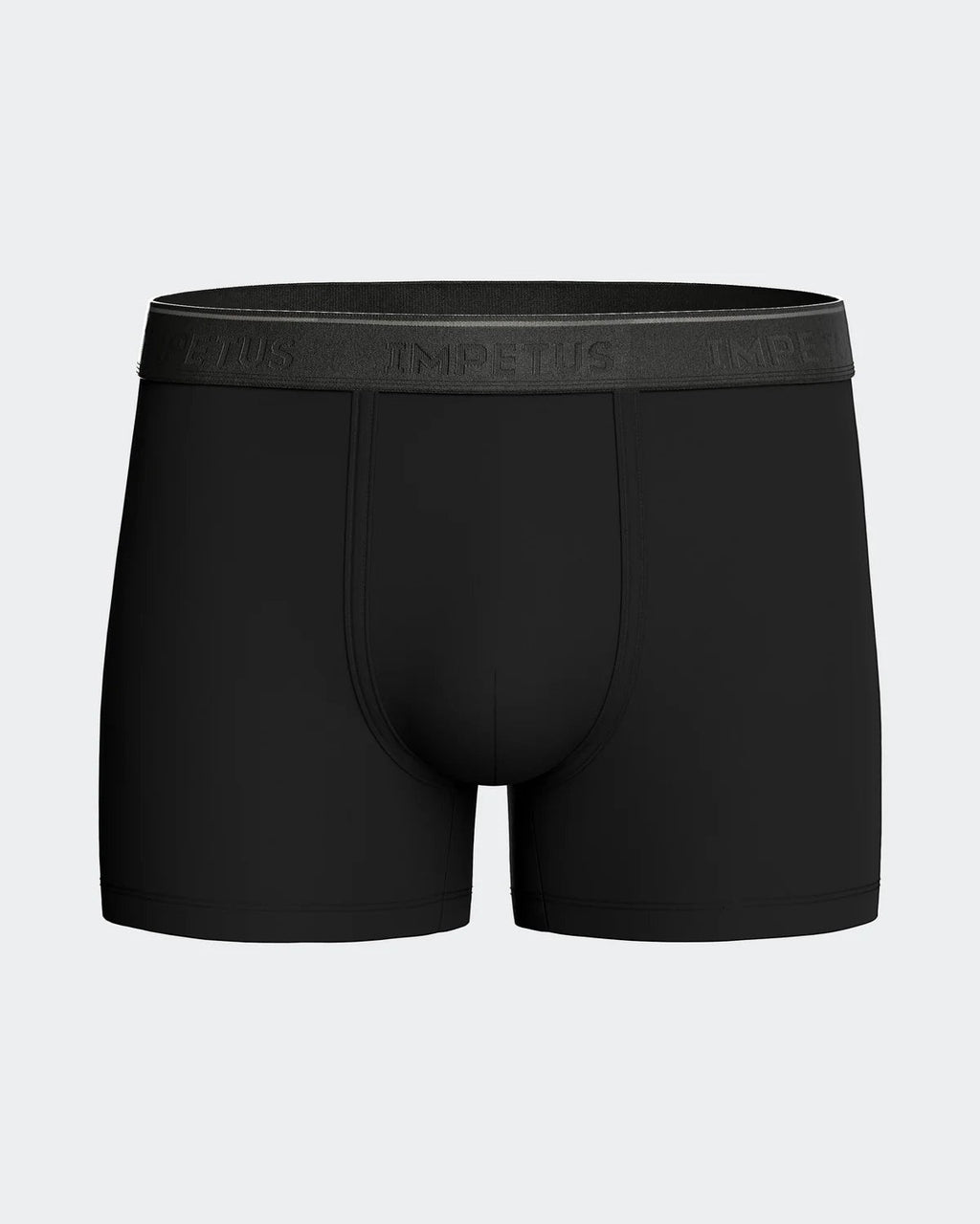 Maison Sarava black cotton blend boxer briefs with comfortable elastic waistband and subtle branding.