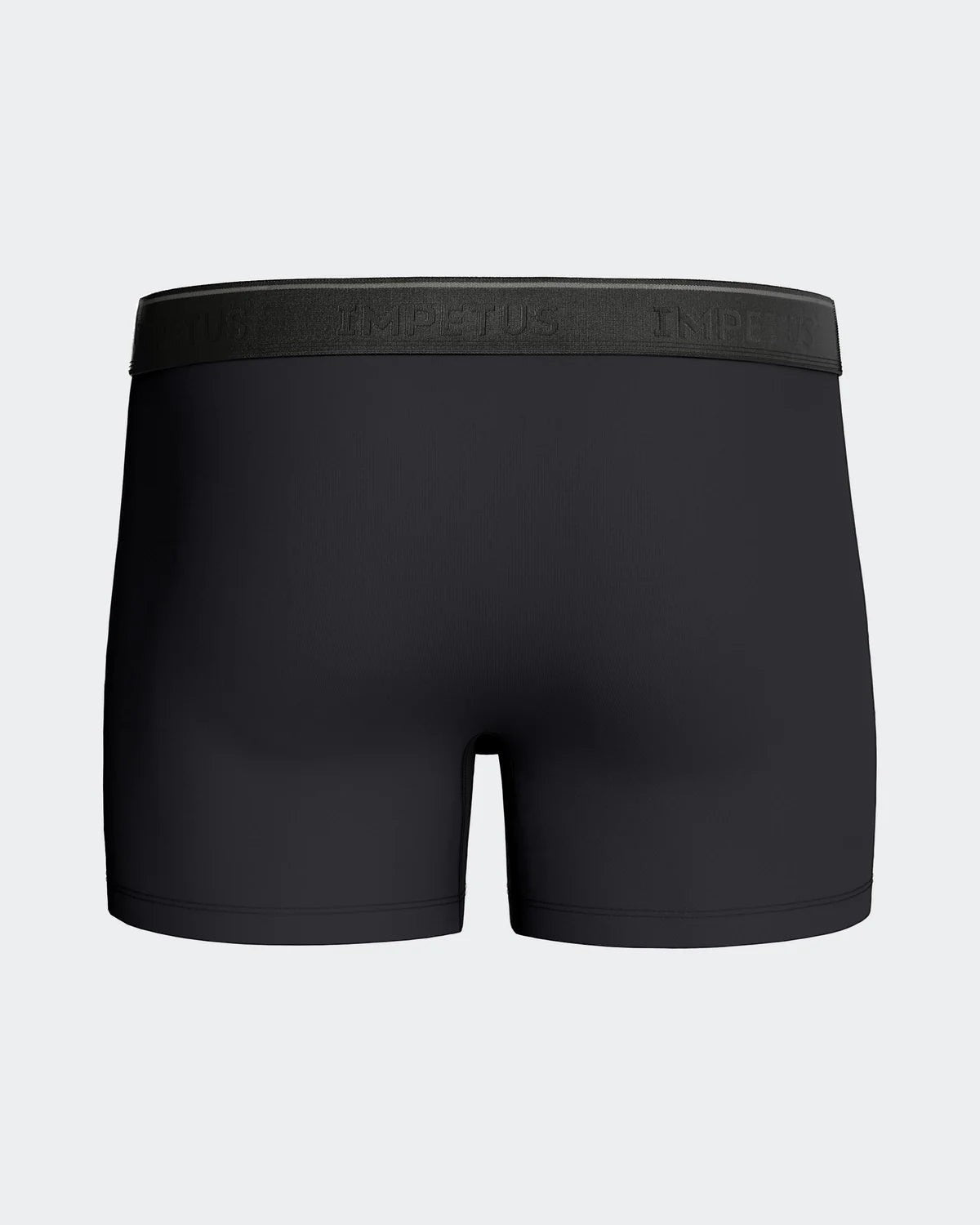 Maison Sarava black cotton blend boxer briefs with a comfortable elastic waistband and classic cut for everyday wear.