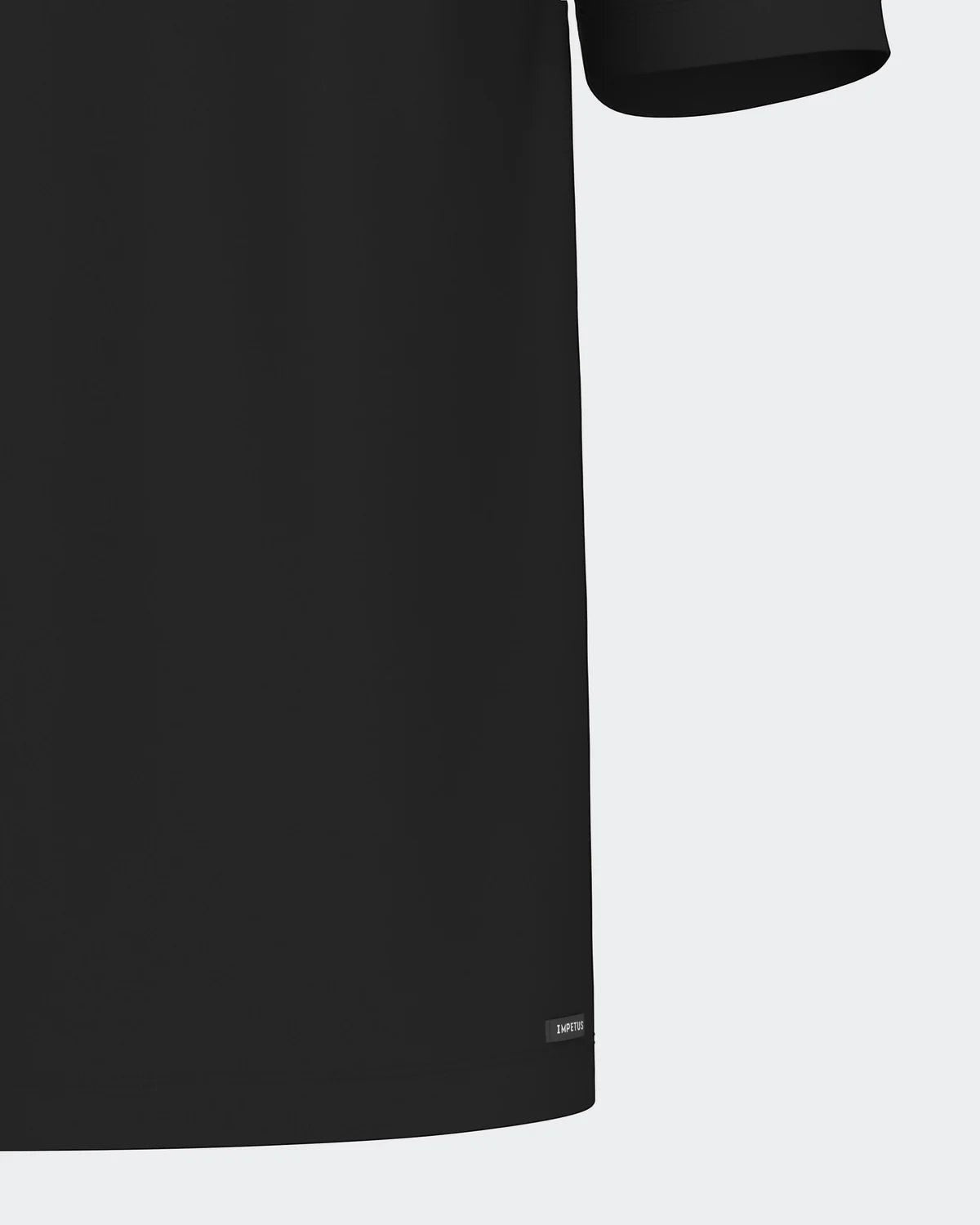 Maison Sarava black cotton crew neck t-shirt with short sleeves and a relaxed fit.