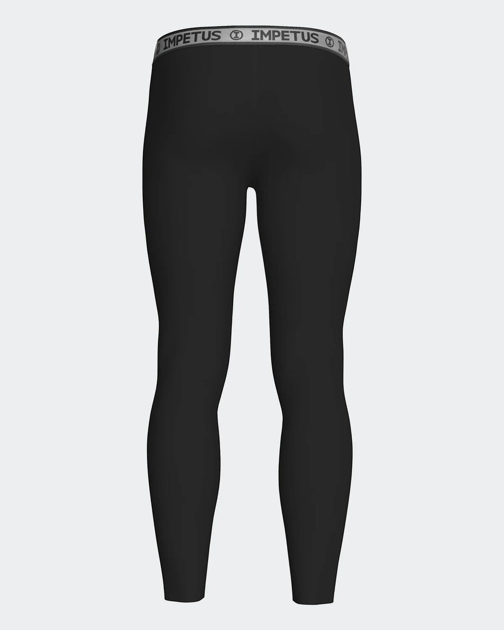 Maison Sarava black men's leggings with elastic waistband, made from cotton, viscose, and Outlast® for heat regulation.