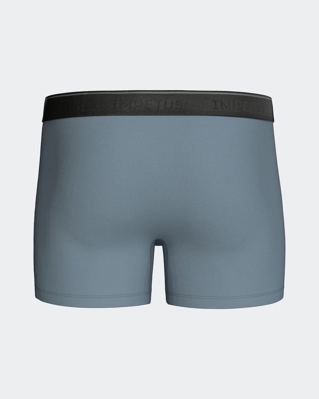 Maison Sarava men's blue cotton blend boxer briefs with a black elastic waistband.