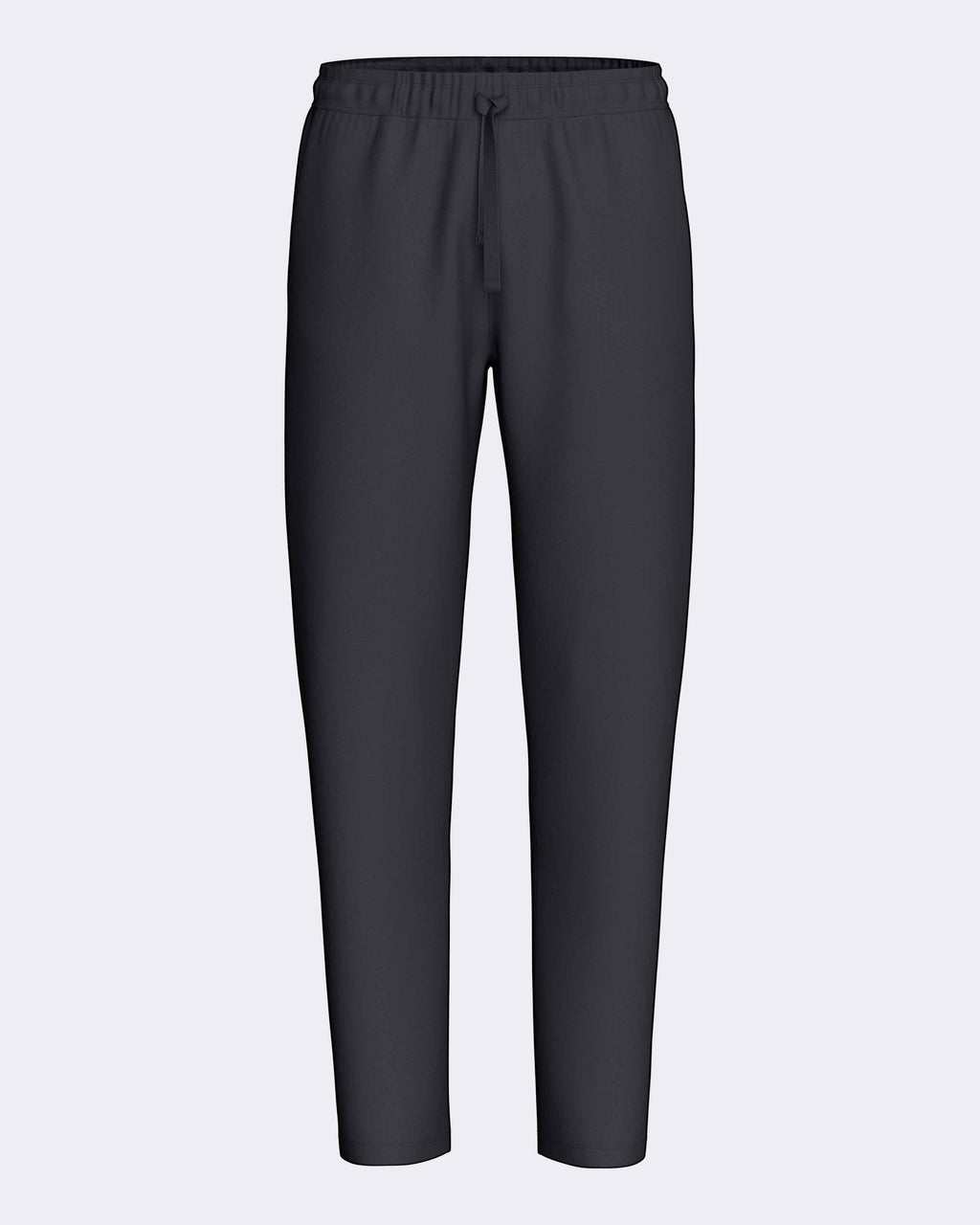 Maison Sarava dark grey lounge pants with drawstring waist and relaxed fit.