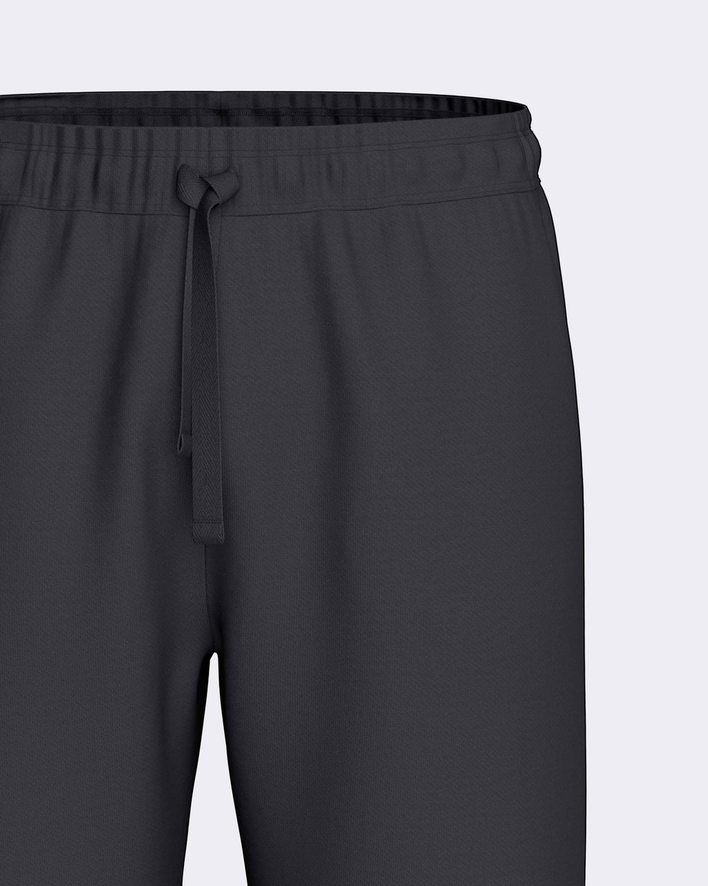 Maison Sarava dark grey lounge pants with drawstring waist and relaxed fit, made from soft breathable fabric.