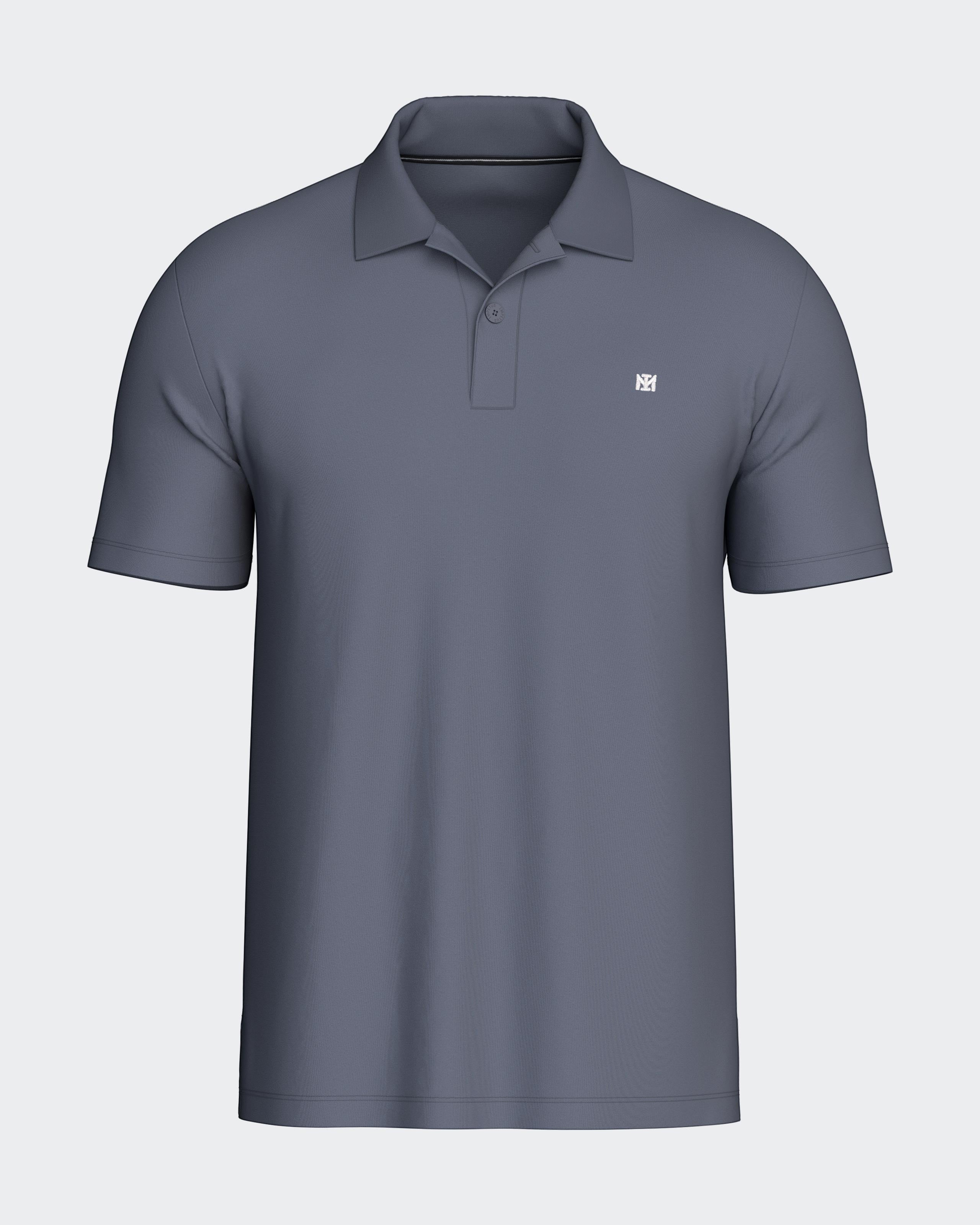 Cotton Polo Black | Maison Sarava Canada
