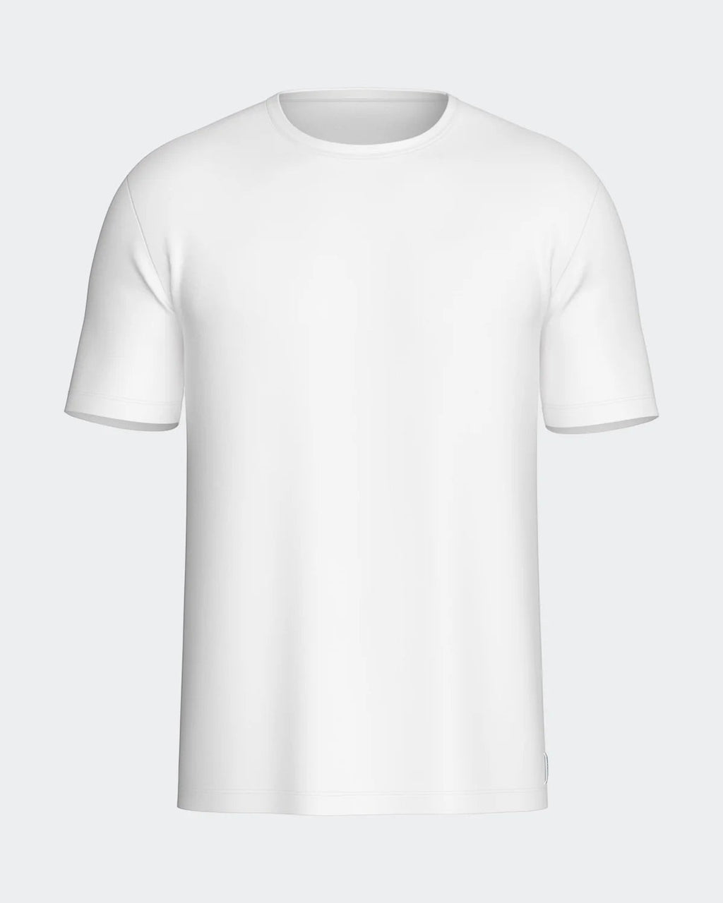 Maison Sarava white cotton crew neck t-shirt with short sleeves and a classic fit.