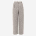 Women's Zoe Wool Trousers in brown